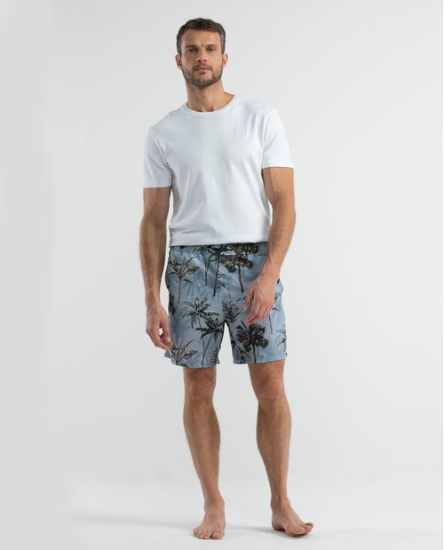 Pantaloneta de Baño Para Hombre, Regular Fit - Maxi Print Palmeras