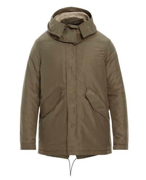 Chaqueta de Hombre, Tipo Parka Militar - Algodón + Elastano