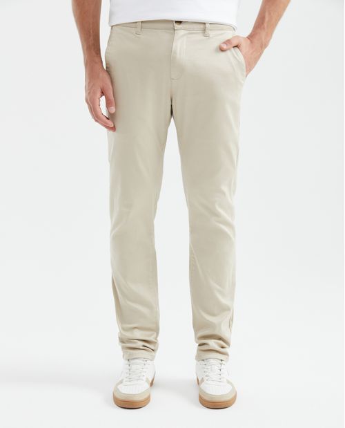 Pantalón de Hombre, Regular Fit Bota Recta - Básico Casual