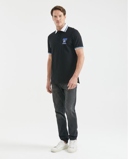 Camiseta de Hombre Tipo Polo, Classic Fit Manga Corta - TOGS Tejidos Rayas