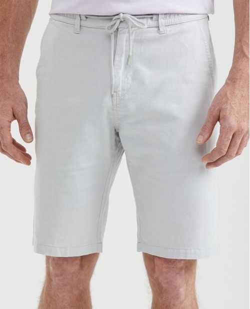 Bermuda de Hombre, Regular Fit - Algodón + Lino