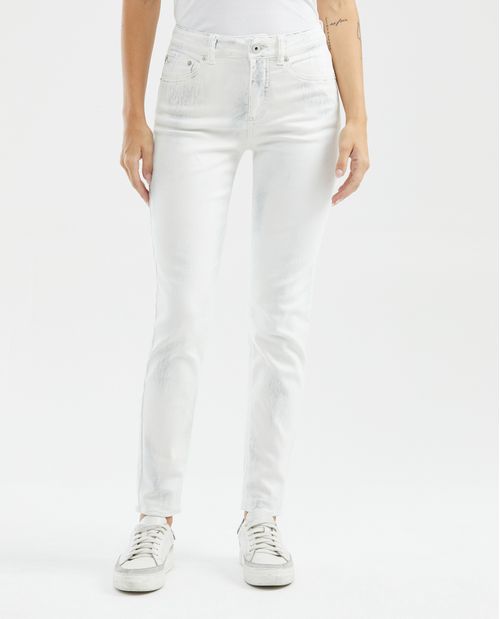 Jean de Mujer High Rise, Cosmo, Bota Skinny - Crudo