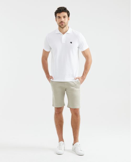 Bermuda de Hombre, Regular Fit - Cortes en Costados