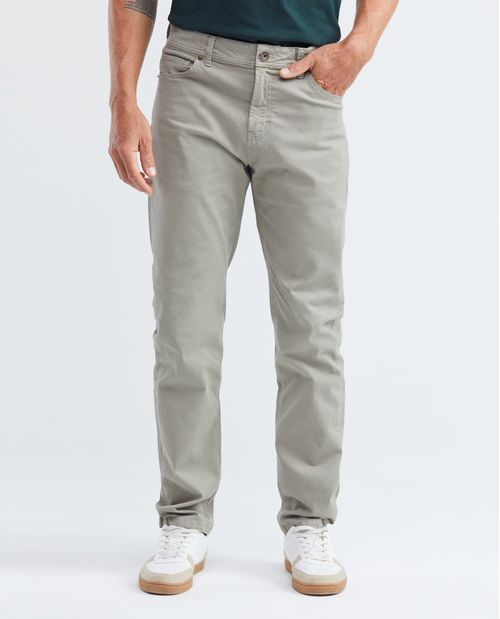 Pantalón de Hombre, Regular Fit Bota Recta - Diseño 5 Bolsillos