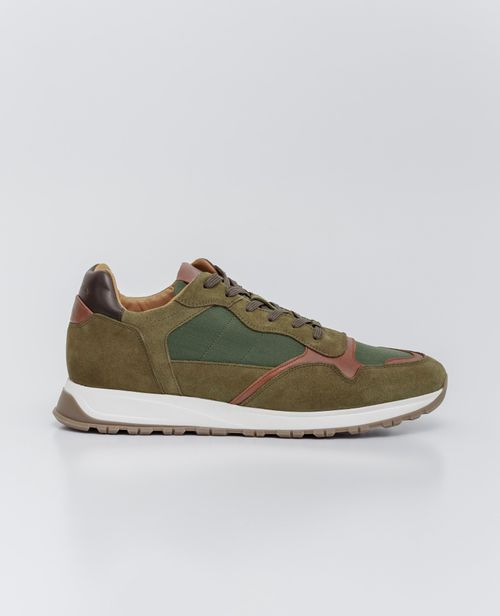 Tenis de Hombre, Estilo Runner - Cueros y Material Textil