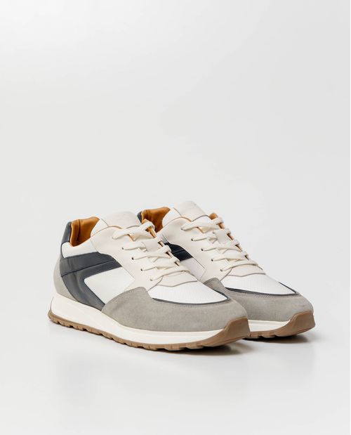 Tenis de Hombre, Estilo Runner - Cueros y Material Textil