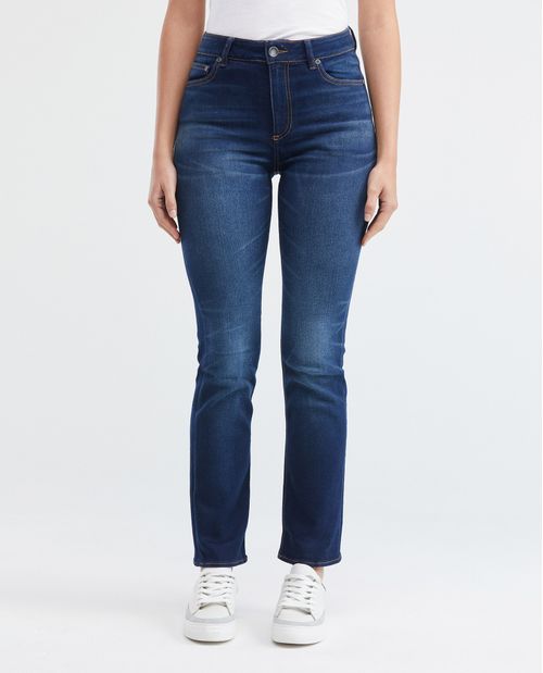 Jean de Mujer Super High Rise, High Cosmo, Boot Cut - Azul Ultra Oscuro Vintage