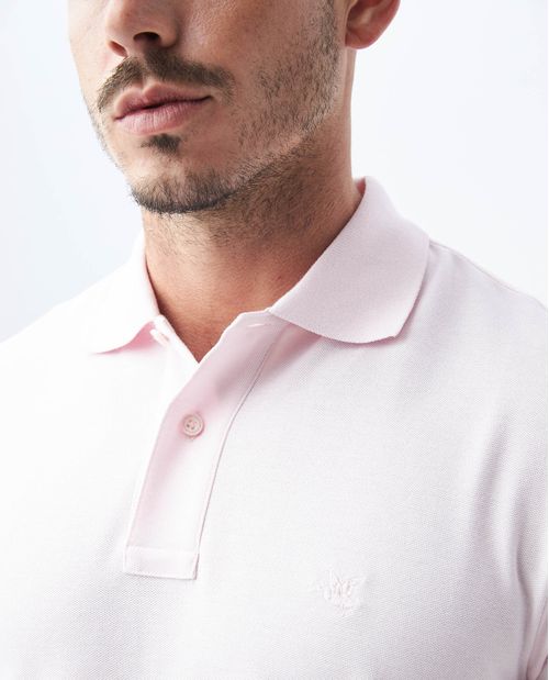 Camiseta de Hombre Tipo Polo, Classic Fit Manga Corta - Piqué 100% Algodón