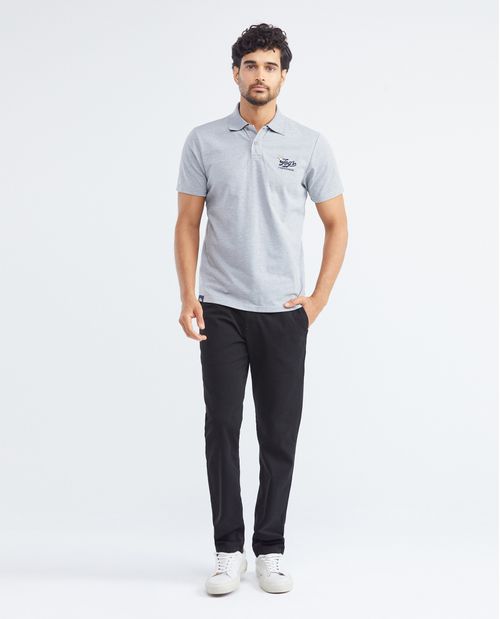 Camiseta de Hombre Tipo Polo, Slim Fit Manga Corta - TOGS Cuello con Revés en Contraste