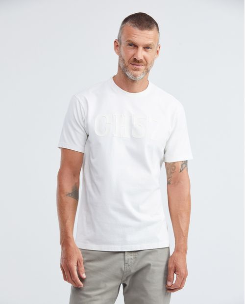 Camiseta Gráfica de Hombre, Classic Fit Cuello Redondo - Estampación Alta Densidad