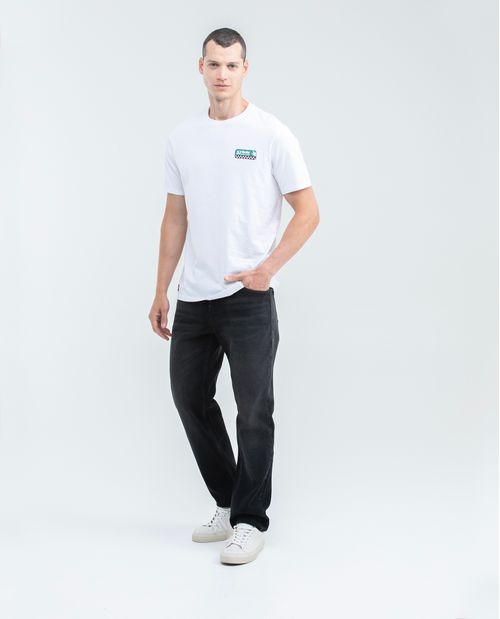 Camiseta Gráfica de Hombre, Classic Fit - Gráficos Chevignon Racing en Frente y Espalda