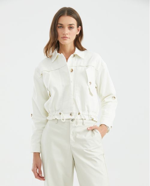 Chaqueta de Mujer, Tipo Utilitaria - Silueta Oversized