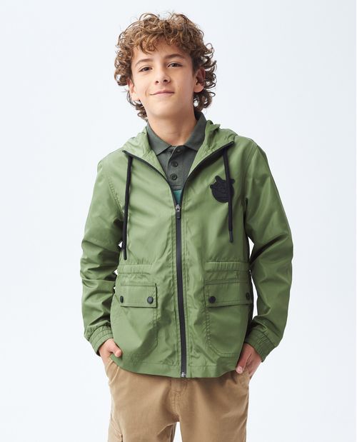 Chaqueta de Niño, Tipo Parka - Capucha Ajustable