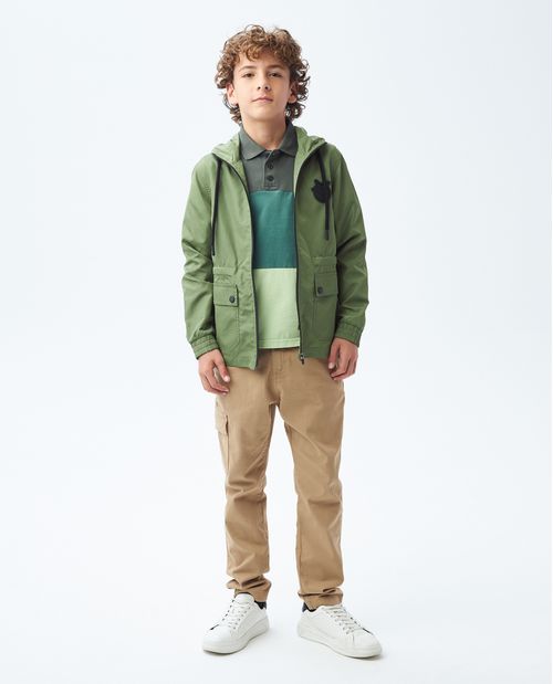 Chaqueta de Niño, Tipo Parka - Capucha Ajustable