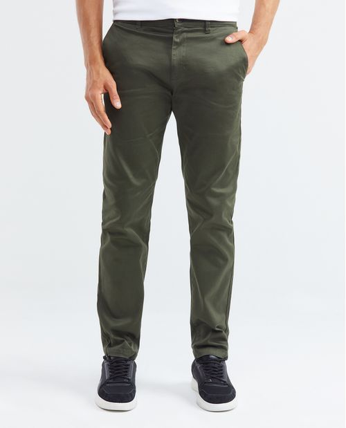 Pantalón de Hombre, Regular Fit Bota Recta - Básico Casual
