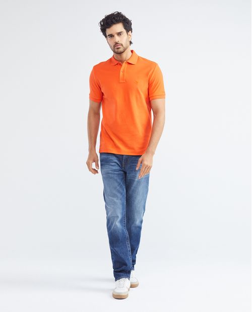 Camiseta de Hombre Tipo Polo, Classic Fit Manga Corta - Piqué 100% Algodón