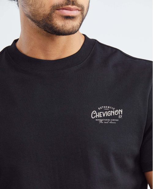 Camiseta Gráfica de Hombre, Slim Fit Cuello Redondo - Estampación Textil