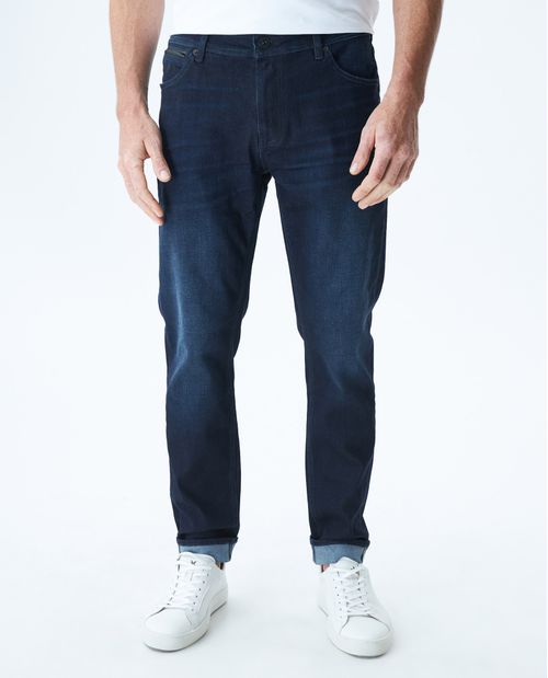 Jean de Hombre Straight Fit, Morrison, Bota Slim - Azul Ultra Oscuro Chevignon Earth