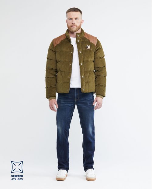 Jean de Hombre Straight Fit, Morrison, Boot Cut - Azul Oscuro Vintage