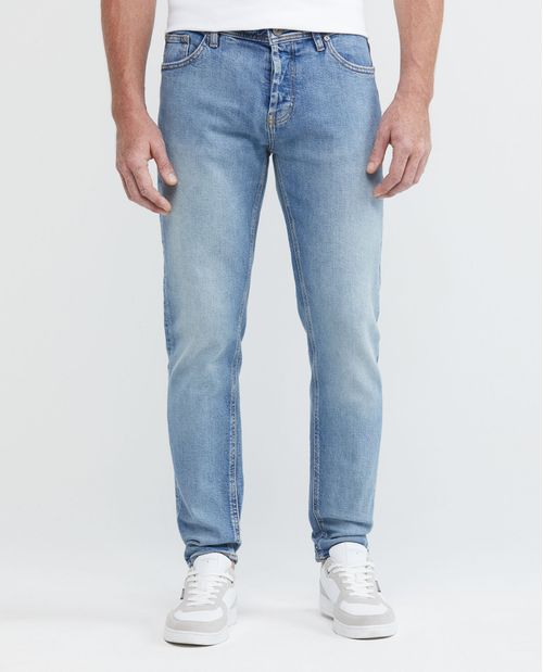 Jean de Hombre Super Slim Fit, Rider, Bota Super Slim - Azul Claro