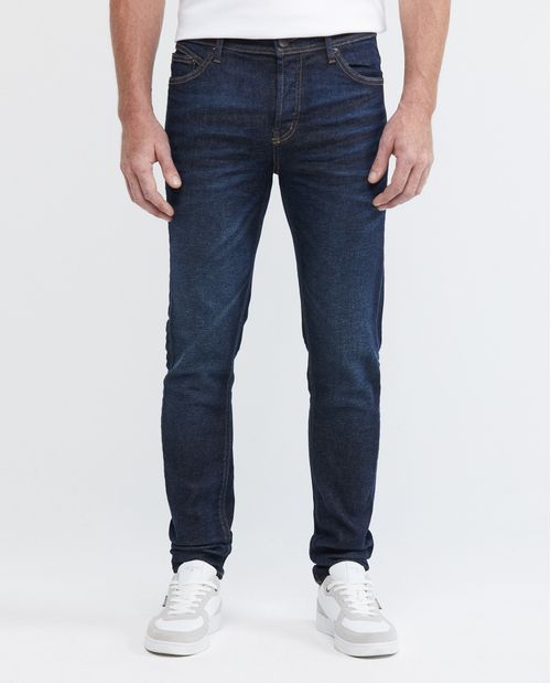 Jean de Hombre Super Slim Fit, Rider, Bota Super Slim - Azul Ultra Oscuro