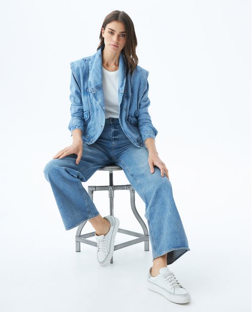 S.Oliver 120.10.103.26.150.2061060 Chaqueta De Jean, 57Z4, 38 Para Mujer