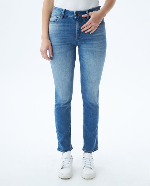 Jean de Mujer High Rise, Cosmo, Boot Cut - Azul Medio