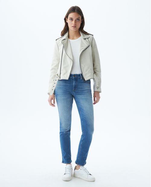 Jean de Mujer High Rise, Cosmo, Boot Cut - Azul Medio