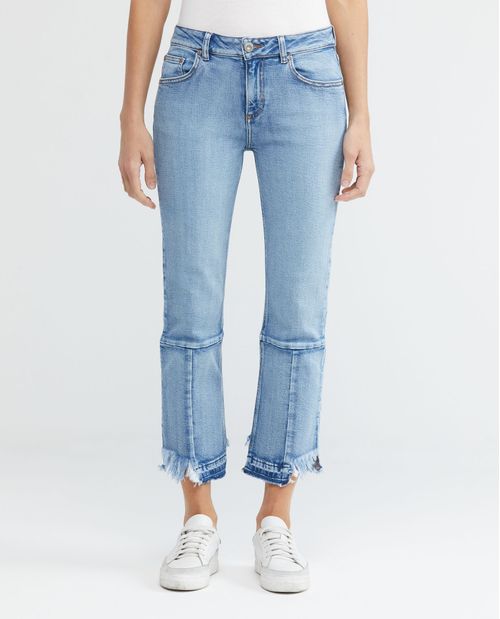 Jean de Mujer High Rise, Cosmo, Boot Cut - Azul Claro