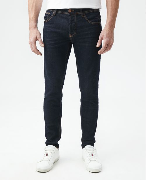 Jean de Hombre Super Slim Fit, Rider, Bota Super Slim - Azul Ultra Oscuro