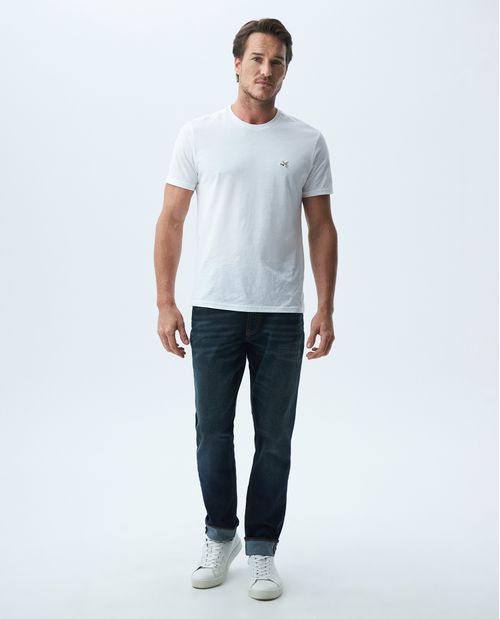 Jean de Hombre, Relaxed, Revenge, Fit Bota Relaxed - Azul Oscuro Vintage