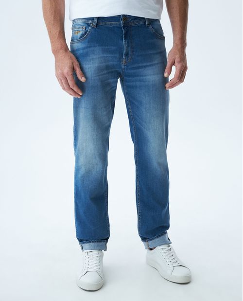 Jean de Hombre Straight Fit, Morrison, Boot Cut- Azul Medio