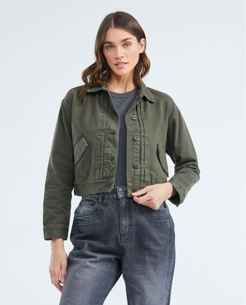 Chaqueta chica militar hotsell