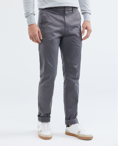 Pantalón de Hombre, Regular Fit Bota Recta - Básico Casual