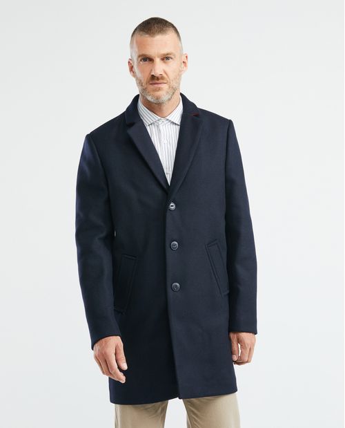 Abrigo de Hombre en Paño - Diseño Recto