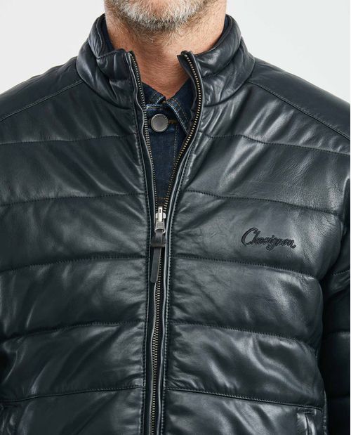 Chaqueta Togs Doble Faz de Cuero Para Hombre