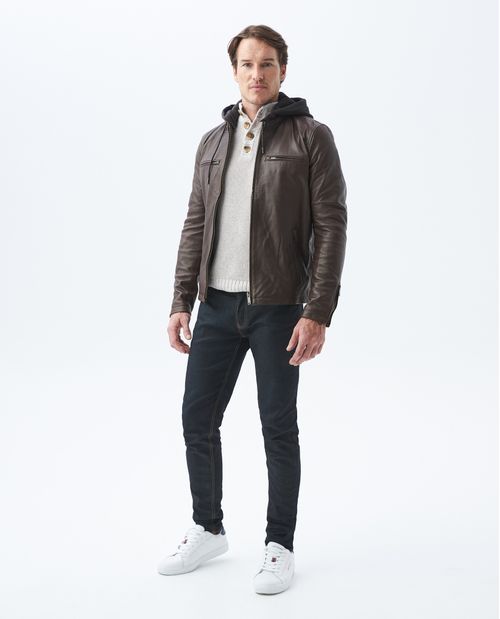Chaqueta de Cuero para Hombre