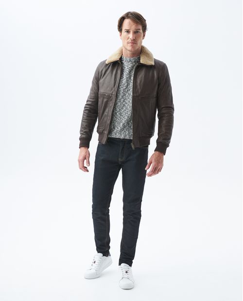 Chaqueta de Cuero para Hombre