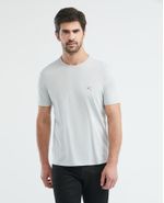 Camiseta Basica de Hombre Slim Fit Cuello Redondo Algodon Pima Compra Online