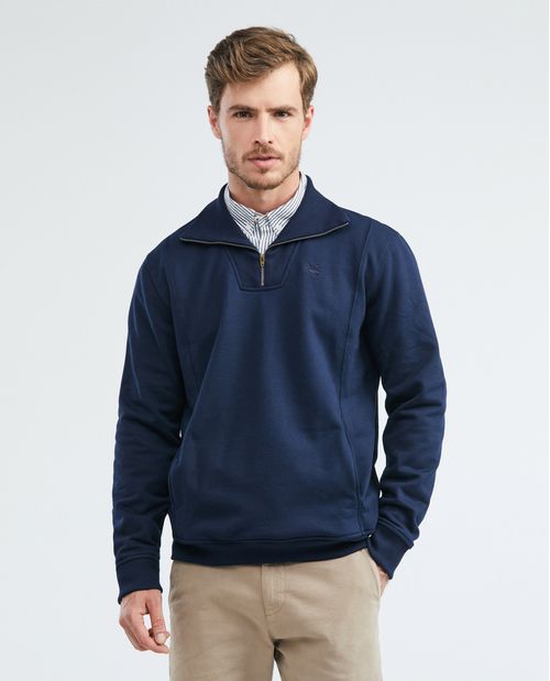 Buzo de Hombre, Cerrado Cuello Alto - Media Perilla
