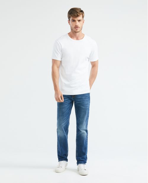 Jean de Hombre Straight Fit, Morrison, Boot Cut- Azul Oscuro