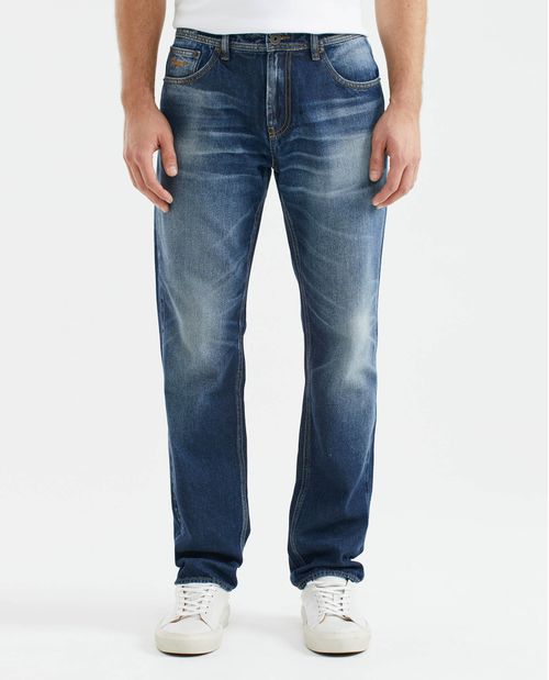 Jean de Hombre Straight Fit, Morrison, Boot Cut - Azul Oscuro Vintage