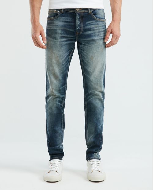 Calvin Klein Uomo Jeans Slim Fit, Blu (Denim Medium), 36W/32L