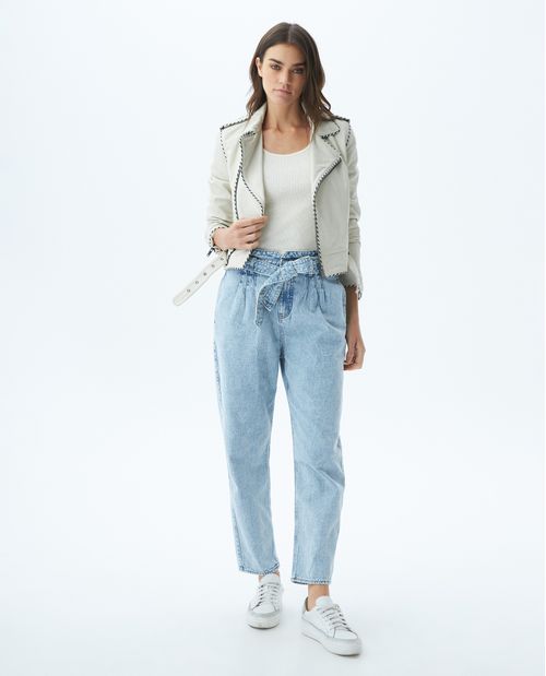 Jean de Mujer Ballon Leg, Boot Cut - Azul Claro