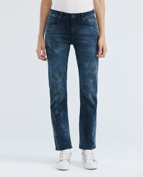 Jean de Mujer High Rise, Cosmo, Boot Cut - Azul Oscuro