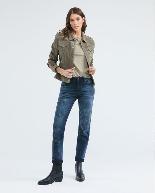 Jean de Mujer High Rise, Cosmo, Boot Cut - Azul Oscuro