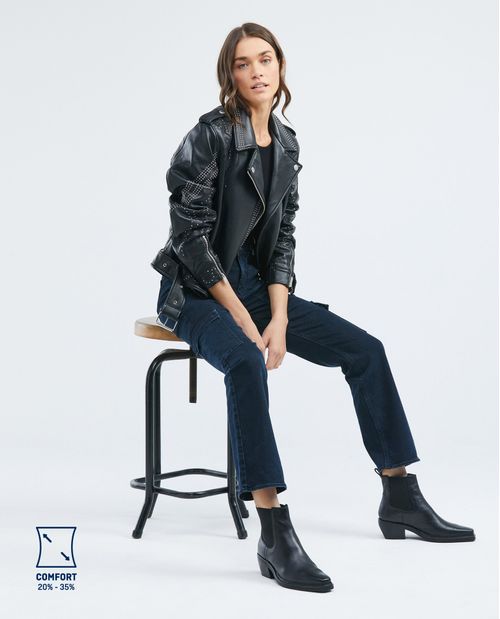Jean de Mujer High Rise, Cosmo, Boot Cut - Azul Ultra Oscuro
