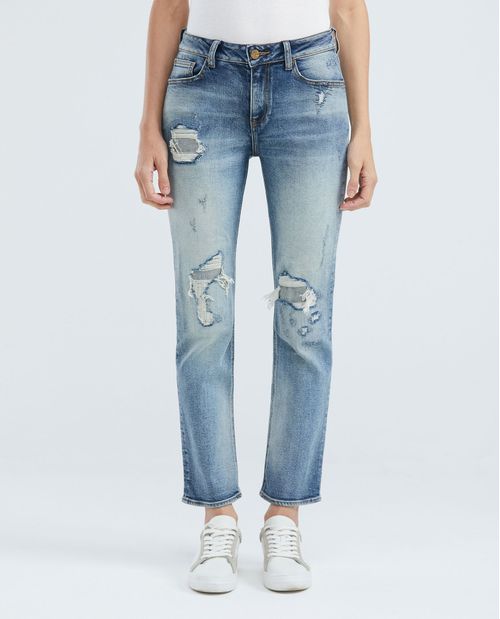 Jean de Mujer High Rise, Cosmo, Boot Cut - Heritage Azul Claro