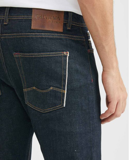 Jean de Hombre Super Slim Fit, Rider, Bota Super Slim - Heritage Azul Ultra Oscuro