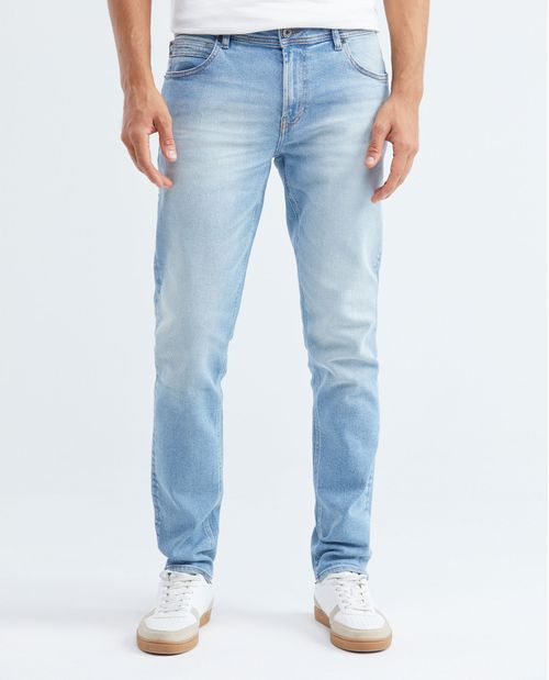 Jean de Hombre Super Slim Fit, Rider, Bota Super Slim - Azul Claro